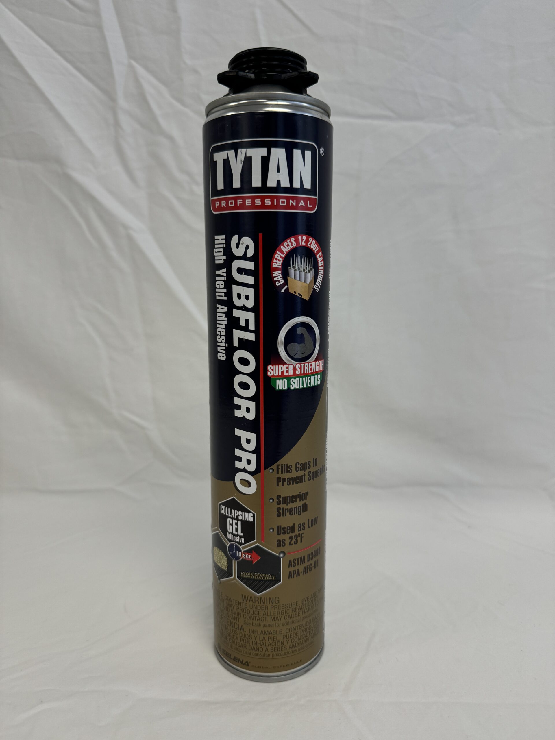 Subfloor Pro High Yield Adhesive, 29 oz. Gun, Amber, Can (Case of 12 Cans)