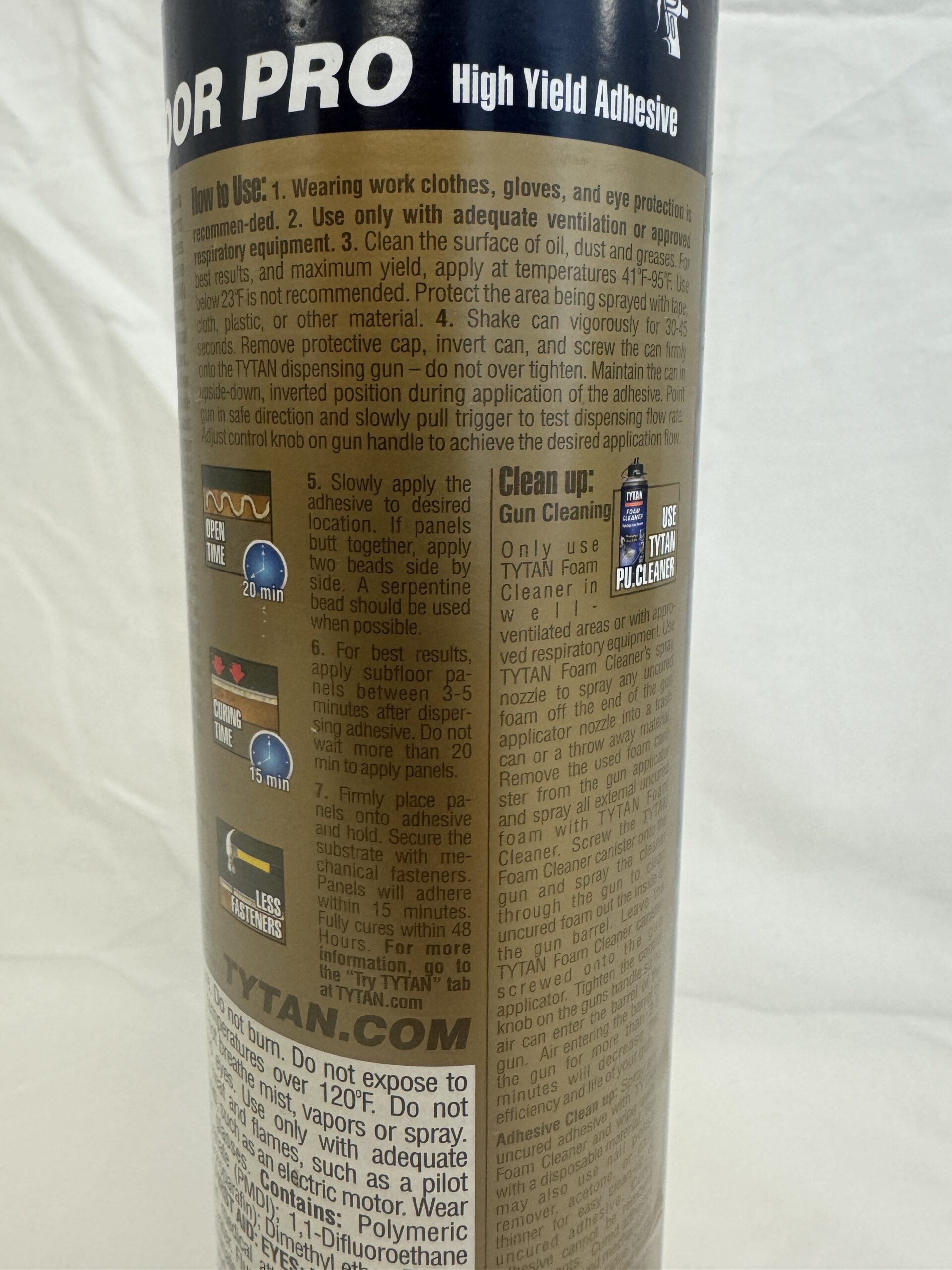 Subfloor Pro High Yield Adhesive, 29 oz. Gun, Amber, Can (Case of 12 Cans) - Image 6